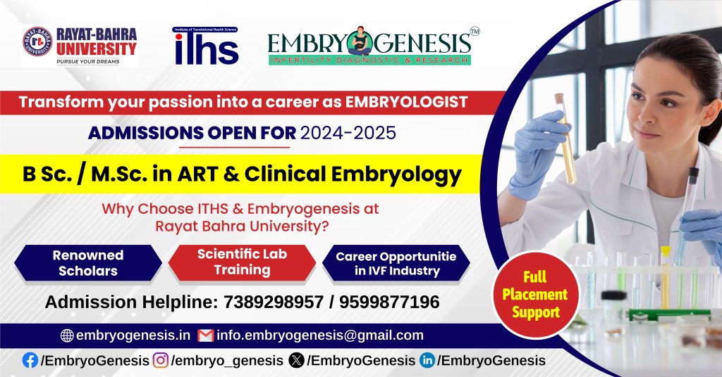 MSc and BSc in ART and Clinical Embryology